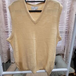 Dior V-Neck Sweater Vest in Cream